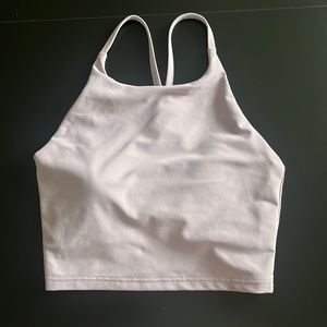 Athletic purple tank with a built in bra